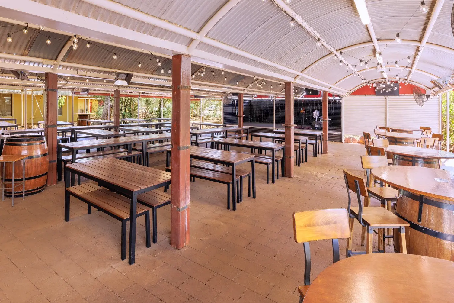 Outback BBQ and bat at The Outback Hotel, Ayers Rock Resort