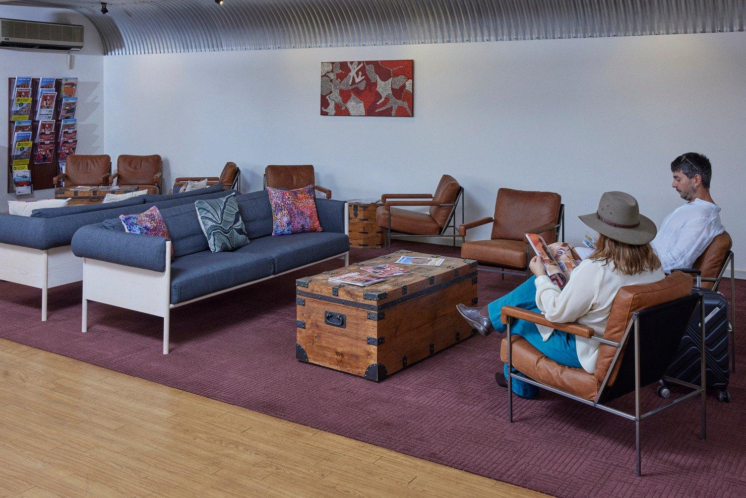 Reception at The Outback Lodge, Ayers Rock Resort