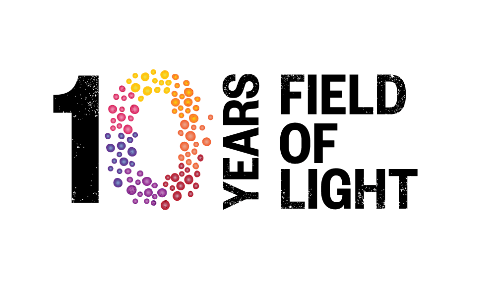 Field of Light 10 Year Anniversary Logo