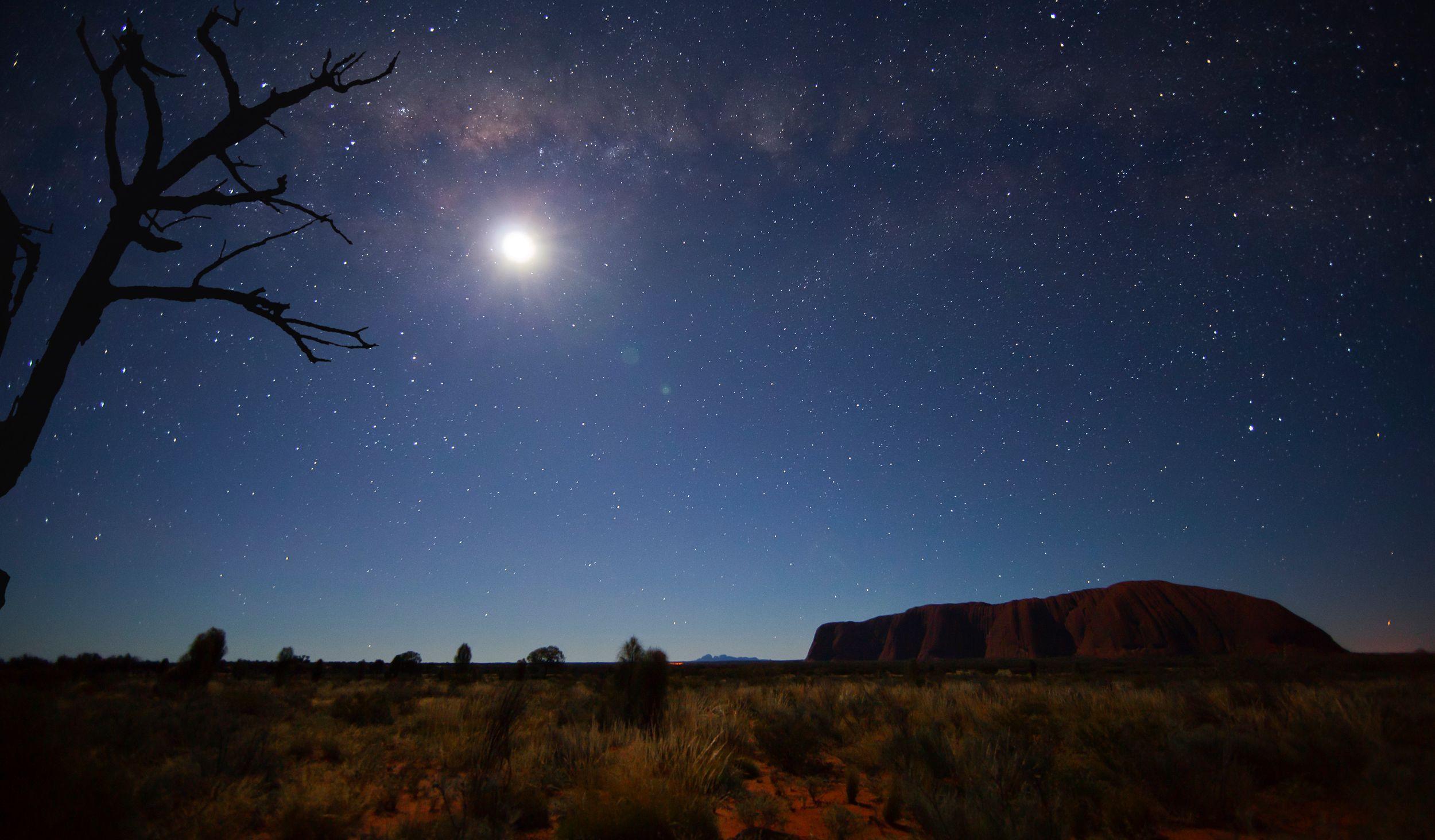 Stars above Ayers Rock