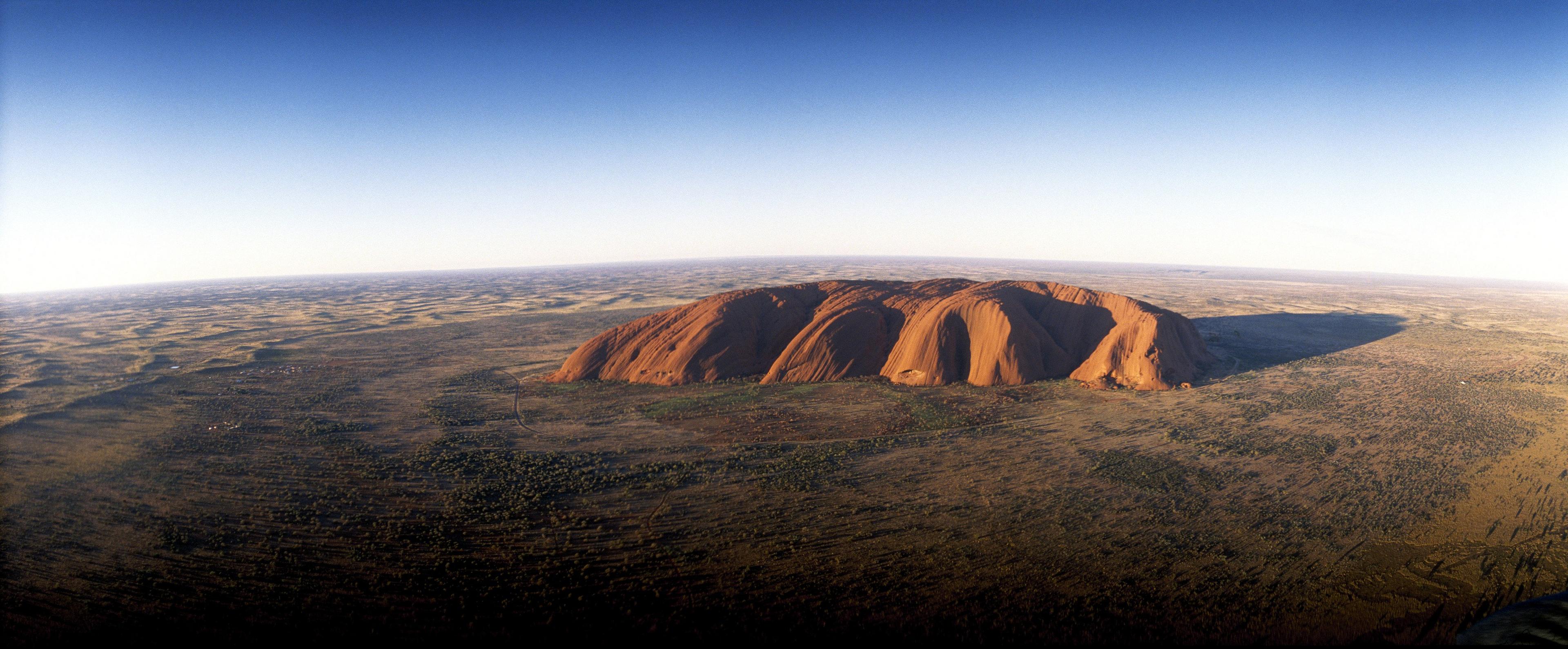 Uluru from the air