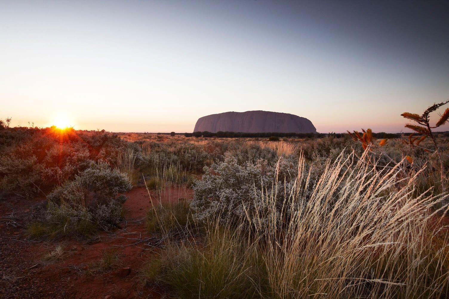 Sunrise at Uluru