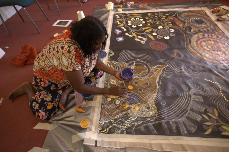 Sunrise Journeys - Artist Painting