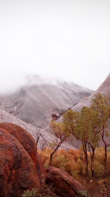 cliff-face of Uluru
